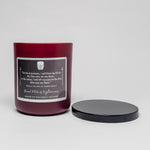 Burgundy Christian Candle