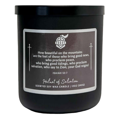 Helmet of Salvation Scented Soy Wax 12oz Candle