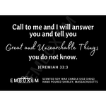 Holy Holy Holy Scented Soy Wax Christian Candle 12oz