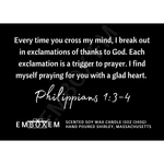 Holy Holy Holy Scented Soy Wax Christian Candle 12oz