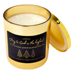 Frankincense and Myrrh Scented Soy Wax Candle Glory to God in the highest