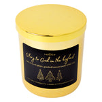 Frankincense and Myrrh Scented Soy Wax Candle Glory to God in the highest