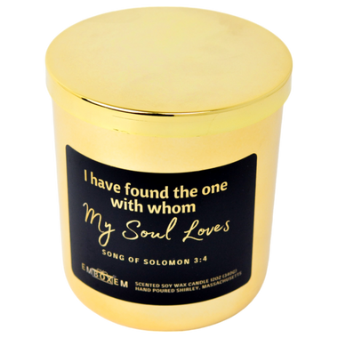 Gold Candle Dont walk in the ignorance that you're a force on the earth