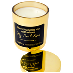 Gold Christian Candle I have Found the one with whom my soul loves