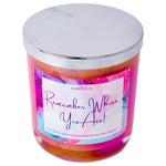 Pink Christian Candle Remember Whose you are