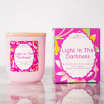 Pink Light In the Darkness Candle