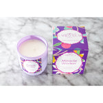 Purple Miracle Worker Candle Top w Open Lid