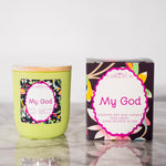Green My God Candle