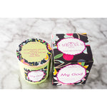 Green My God Candle Top