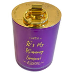 Purple Christian Candle Its my winning season