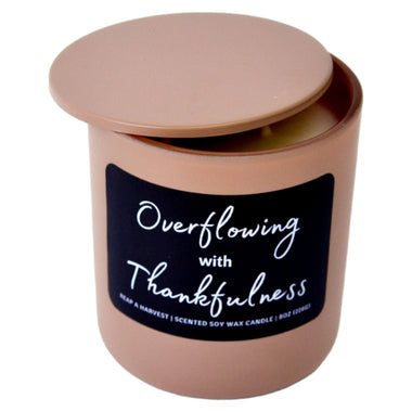 Beige Christian Candle with a thousand hallelujahs