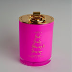 Pink Christina Candle God Goals Glowing & Growing