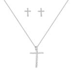 Strength & Faith Cross Necklace Set – Philippians 4:13