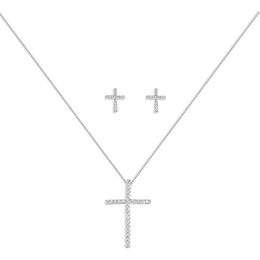 Strength & Faith Cross Necklace Set β Philippians 4:13