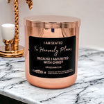 Rose Gold Christian Candle