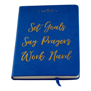 Set Goals Say Prayers Work Hard Christian Women's Journal