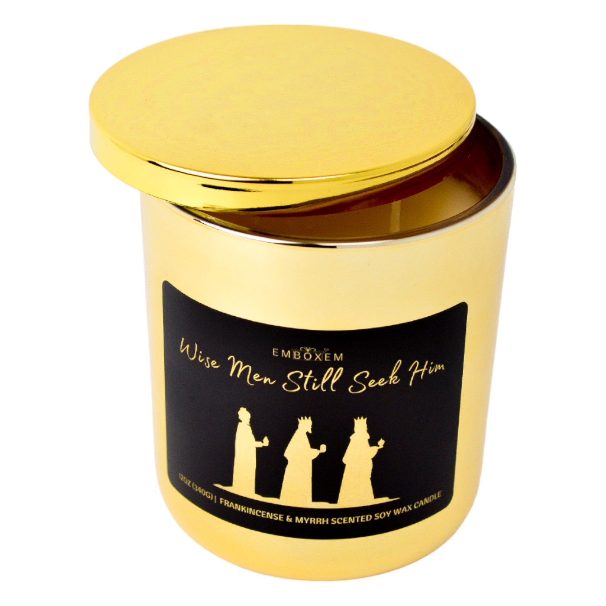 Frankincense and Myrrh Scented Soy Wax Candle – Wisemen Still Seek