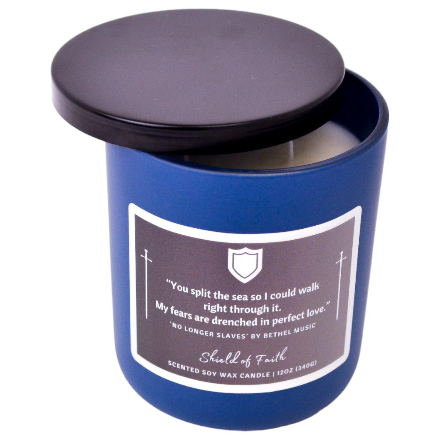 Shield of Faith Scented Soy Wax Christian Candle 12oz